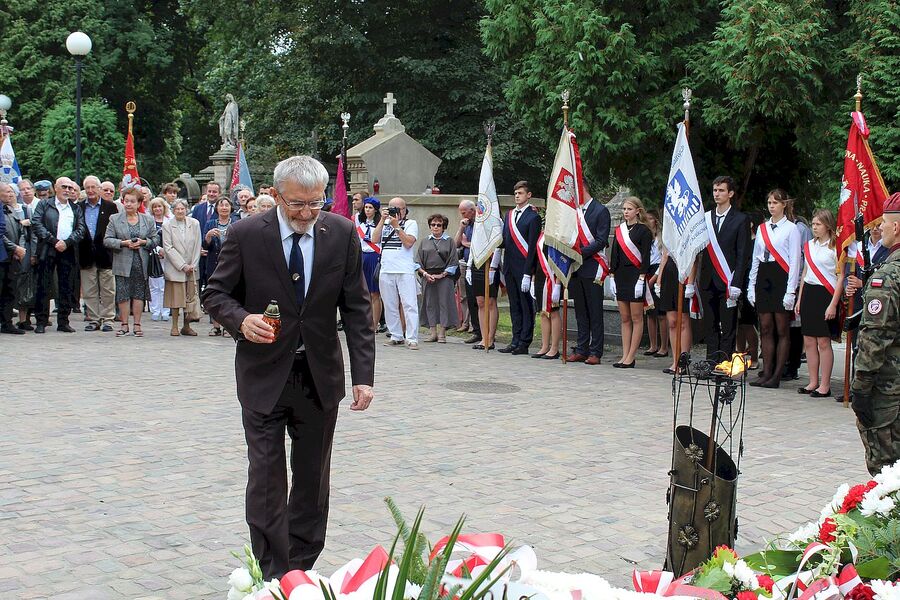 16 września 2019. Uroczystość na cmentarzu Rakowickim