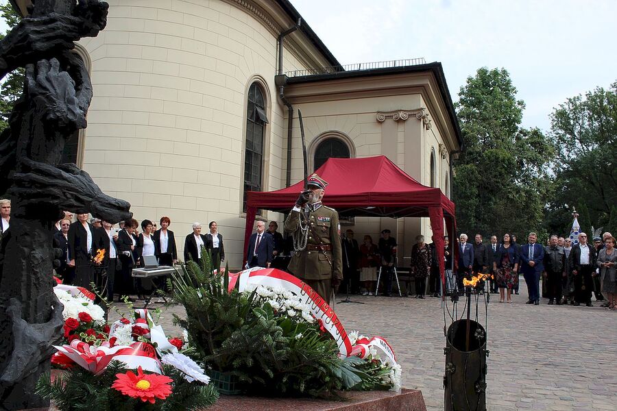 16 września 2019. Uroczystość na cmentarzu Rakowickim