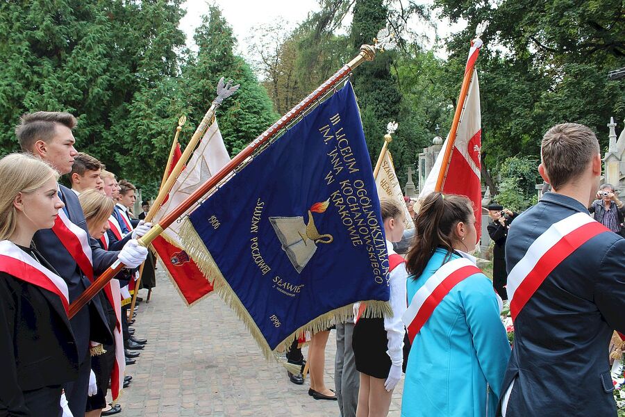 16 września 2019. Uroczystość na cmentarzu Rakowickim