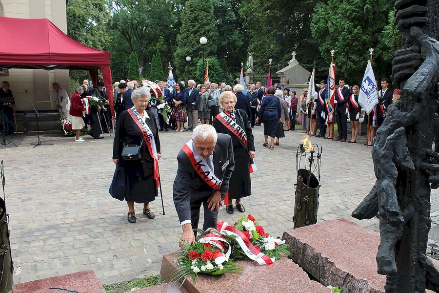 16 września 2019. Uroczystość na cmentarzu Rakowickim