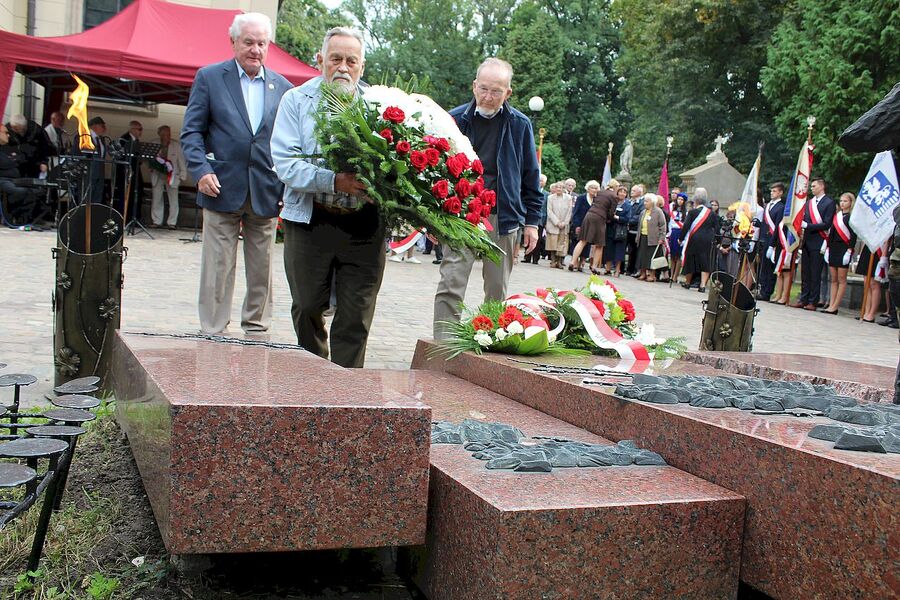 16 września 2019. Uroczystość na cmentarzu Rakowickim