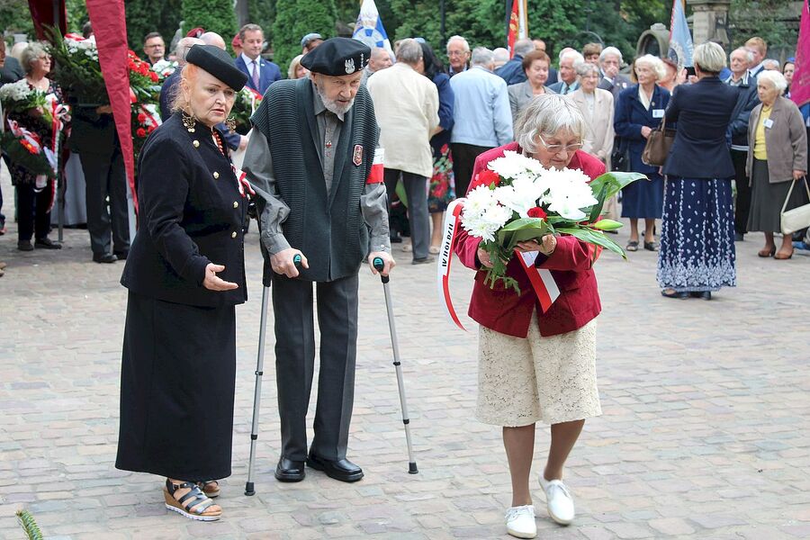 16 września 2019. Uroczystość na cmentarzu Rakowickim