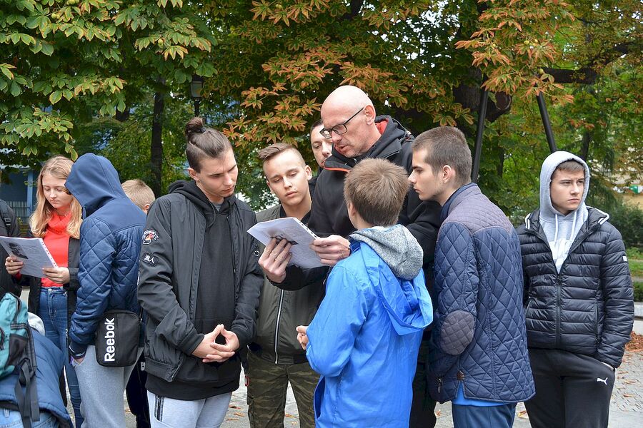 25 września 2019. Edukacyjna gra miejska w Kielcach