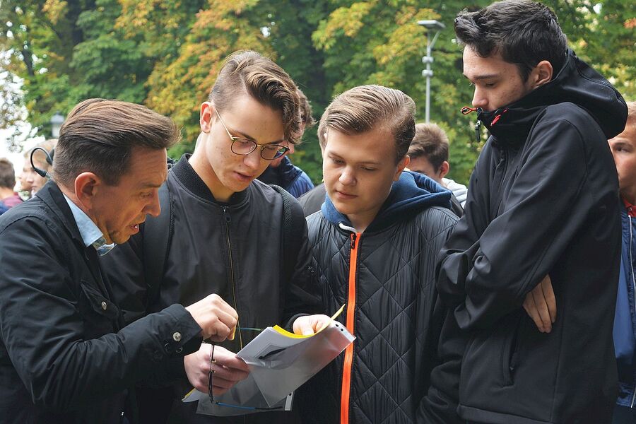25 września 2019. Edukacyjna gra miejska w Kielcach