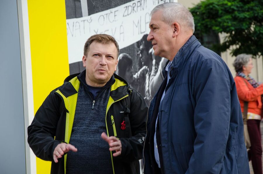 Otwarcie wystawy plenerowej „Wstańcie, chodźmy. Pierwsza pielgrzymka Jana Pawła II do Polski” – Kraków, 16 października 2019