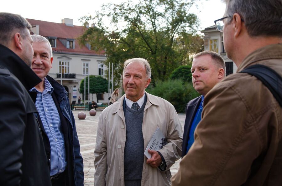 Otwarcie wystawy plenerowej „Wstańcie, chodźmy. Pierwsza pielgrzymka Jana Pawła II do Polski” – Kraków, 16 października 2019