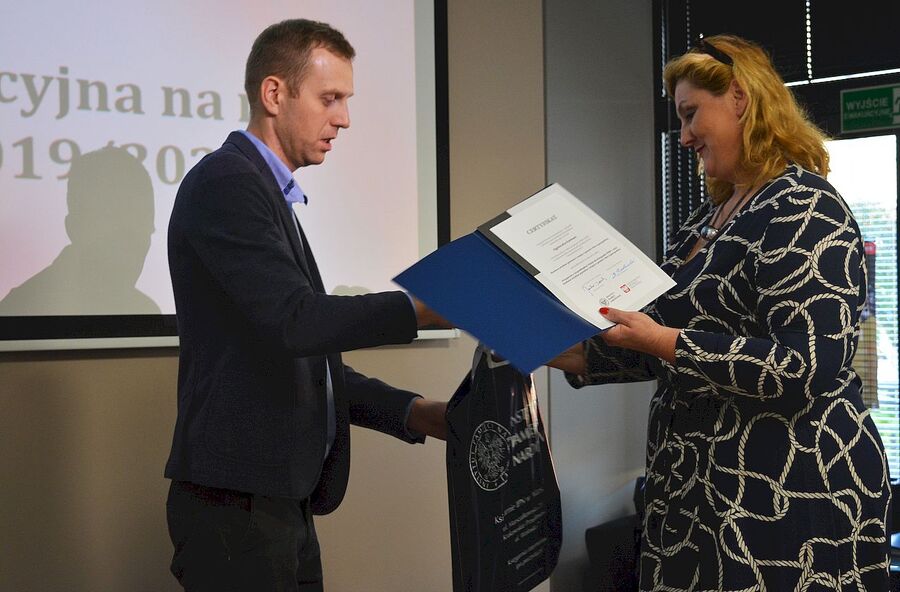 23 października 2019. Uroczystość wręczenia certyfikatów IPN i MEN w Kielcach