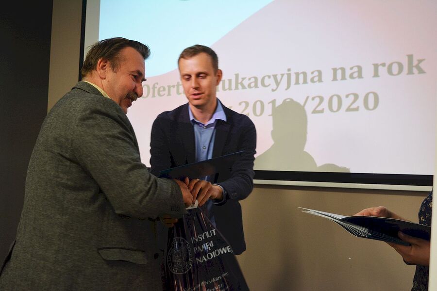 23 października 2019. Uroczystość wręczenia certyfikatów IPN i MEN w Kielcach