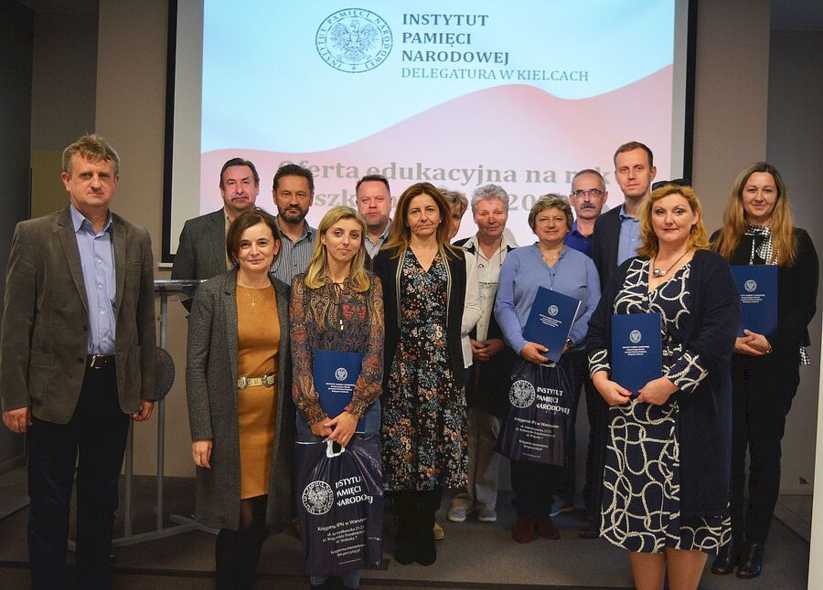 23 października 2019. Uroczystość wręczenia certyfikatów IPN i MEN w Kielcach