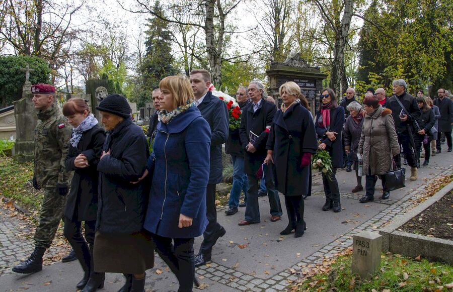 Uroczystości pogrzebowe Władysława Nowaka „Groźnego”, partyzanta powojennego podziemia niepodległościowego – Kraków, 28 października 2019