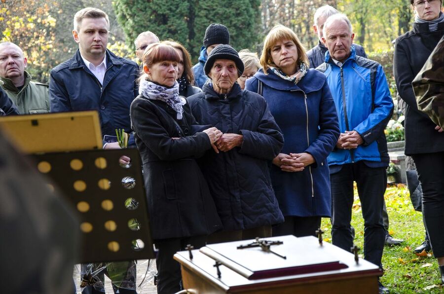 Uroczystości pogrzebowe Władysława Nowaka „Groźnego”, partyzanta powojennego podziemia niepodległościowego – Kraków, 28 października 2019