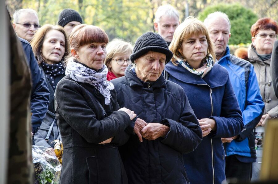 Uroczystości pogrzebowe Władysława Nowaka „Groźnego”, partyzanta powojennego podziemia niepodległościowego – Kraków, 28 października 2019