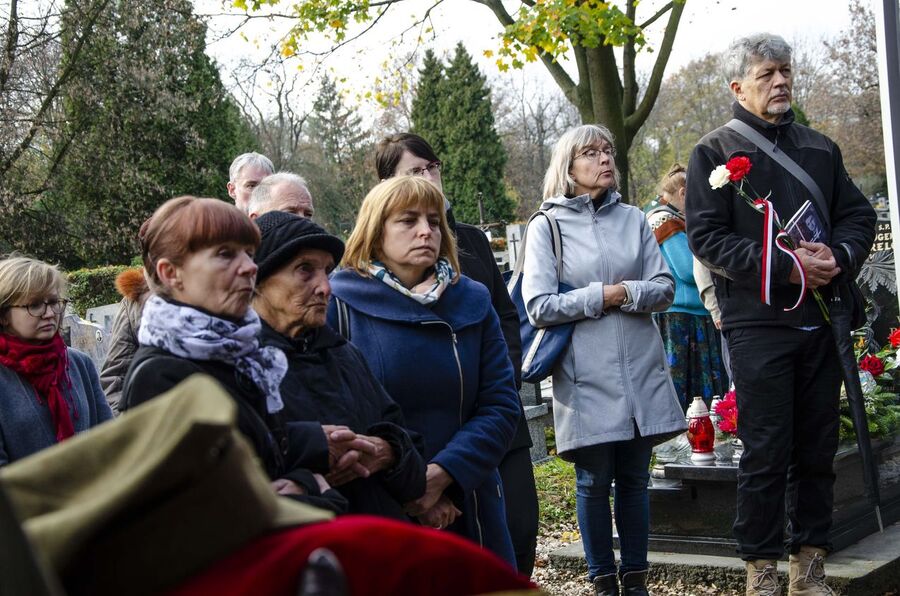 Uroczystości pogrzebowe Władysława Nowaka „Groźnego”, partyzanta powojennego podziemia niepodległościowego – Kraków, 28 października 2019