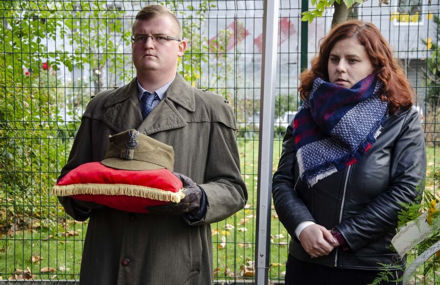 Uroczystości pogrzebowe Władysława Nowaka „Groźnego”, partyzanta powojennego podziemia niepodległościowego – Kraków, 28 października 2019