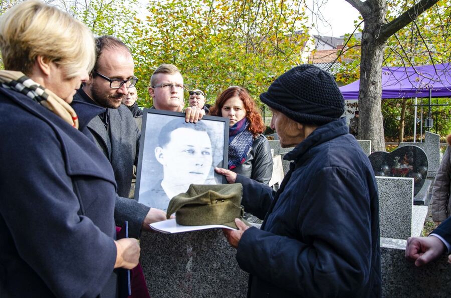 Uroczystości pogrzebowe Władysława Nowaka „Groźnego”, partyzanta powojennego podziemia niepodległościowego – Kraków, 28 października 2019