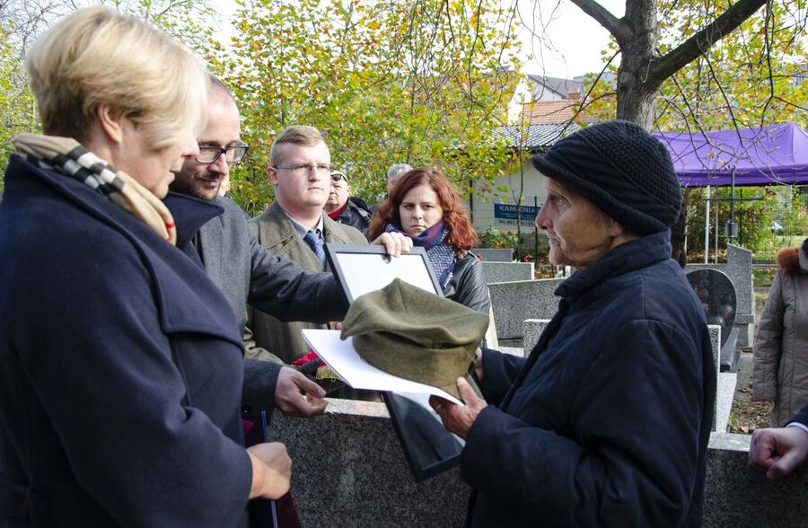 Uroczystości pogrzebowe Władysława Nowaka „Groźnego”, partyzanta powojennego podziemia niepodległościowego – Kraków, 28 października 2019
