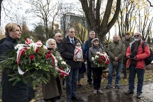 72. rocznica zamordowania przez komunistów trzech członków II Zarządu Zrzeszenia "WiN" – Kraków, 13 listopada 2019