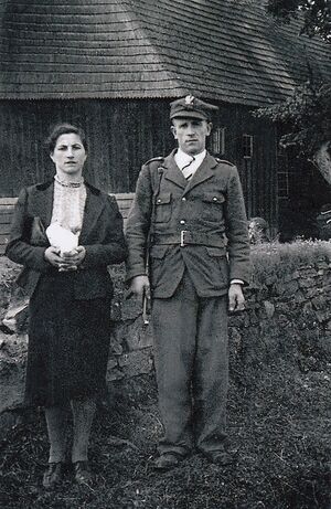Wojciech Frodyma z żoną. Fot. archiwum rodzinne