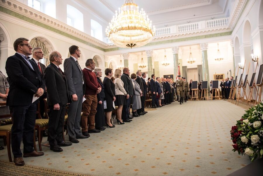 Wręczenie not identyfikacyjnych rodzinom ofiar komunizmu – Warszawa, 3 grudnia 2019. Fot. Agnieszka Masłowska (IPN)