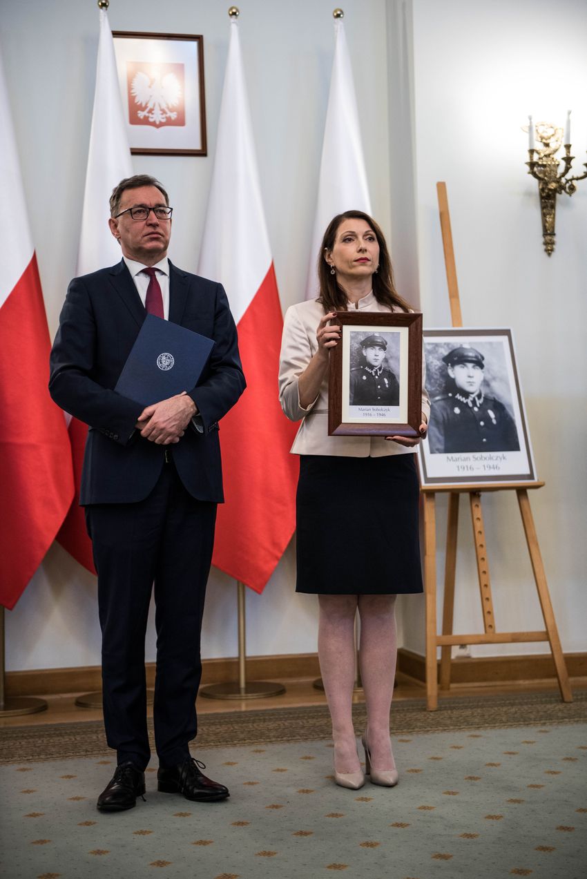 Wręczenie not identyfikacyjnych rodzinom ofiar komunizmu – Warszawa, 3 grudnia 2019. Fot. Agnieszka Masłowska (IPN)