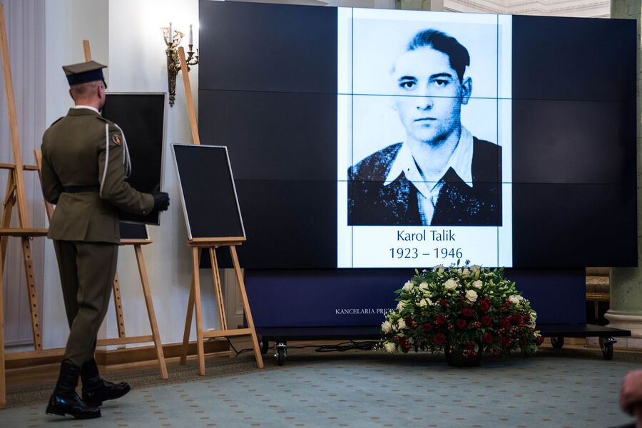 Wręczenie not identyfikacyjnych rodzinom ofiar komunizmu – Warszawa, 3 grudnia 2019. Fot. Agnieszka Masłowska (IPN)