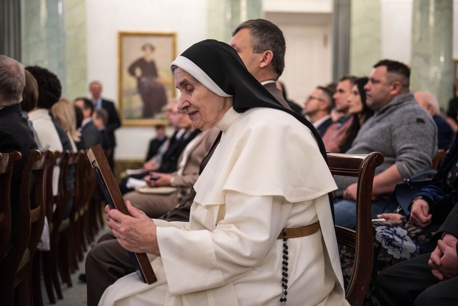 Wręczenie not identyfikacyjnych rodzinom ofiar komunizmu – Warszawa, 3 grudnia 2019. Fot. Agnieszka Masłowska (IPN)