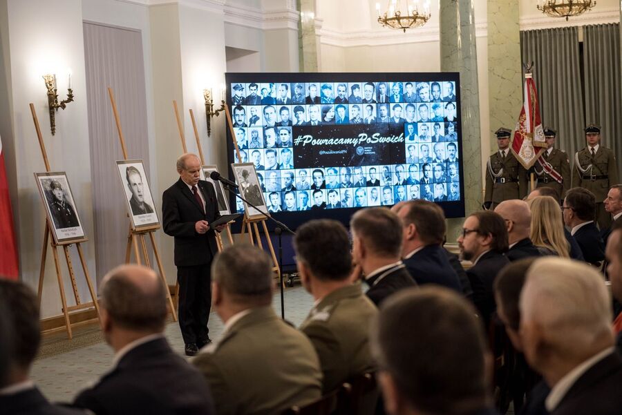 Wręczenie not identyfikacyjnych rodzinom ofiar komunizmu – Warszawa, 3 grudnia 2019. Fot. Agnieszka Masłowska (IPN)