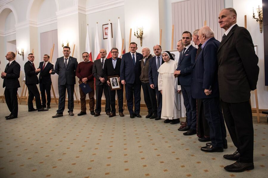 Wręczenie not identyfikacyjnych rodzinom ofiar komunizmu – Warszawa, 3 grudnia 2019. Fot. Agnieszka Masłowska (IPN)