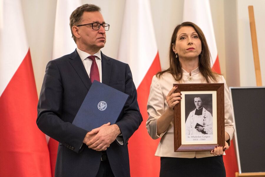 Wręczenie not identyfikacyjnych rodzinom ofiar komunizmu – Warszawa, 3 grudnia 2019. Fot. Agnieszka Masłowska (IPN)