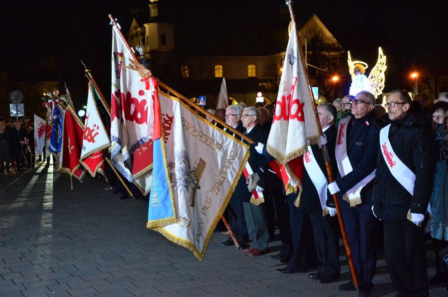 13 grudnia 2019. Krakowskie uroczystości w 38. rocznicę wprowadzenia stanu wojennego