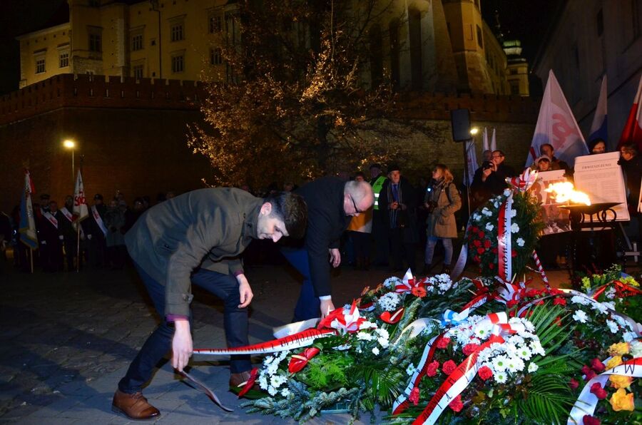 13 grudnia 2019. Krakowskie uroczystości w 38. rocznicę wprowadzenia stanu wojennego