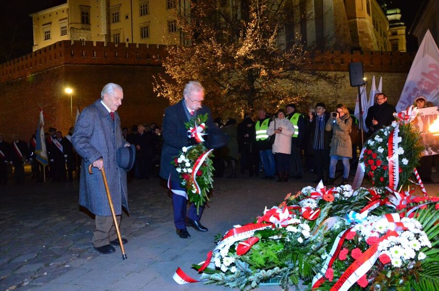 13 grudnia 2019. Krakowskie uroczystości w 38. rocznicę wprowadzenia stanu wojennego