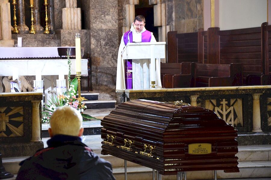 Kraków, 21 grudnia 2019. Uroczystości pogrzebowe gen. Tadeusza Bieńkowicza „Rączego”