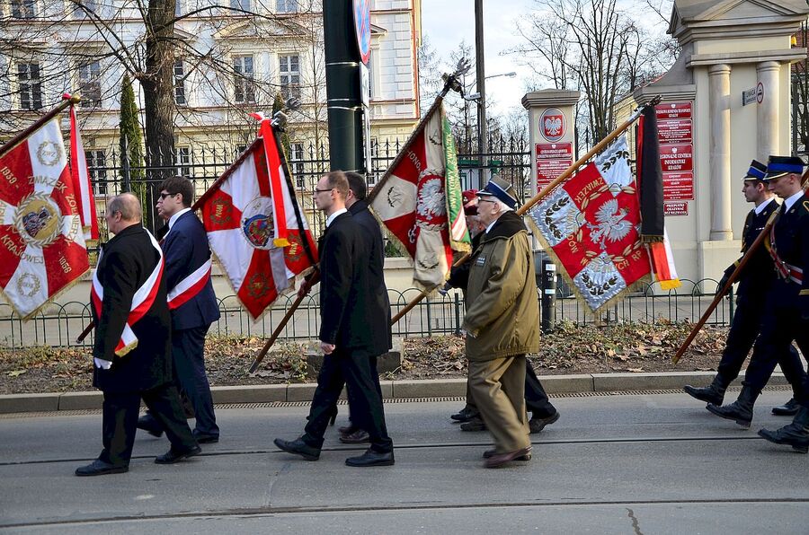 Kraków, 21 grudnia 2019. Uroczystości pogrzebowe gen. Tadeusza Bieńkowicza „Rączego”