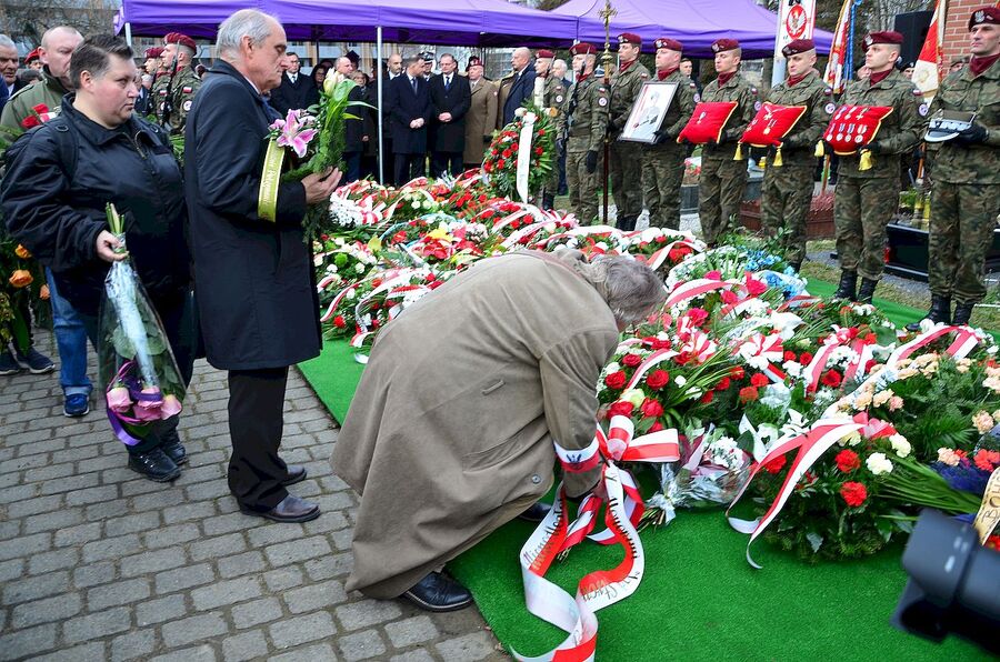 Kraków, 21 grudnia 2019. Uroczystości pogrzebowe gen. Tadeusza Bieńkowicza „Rączego”