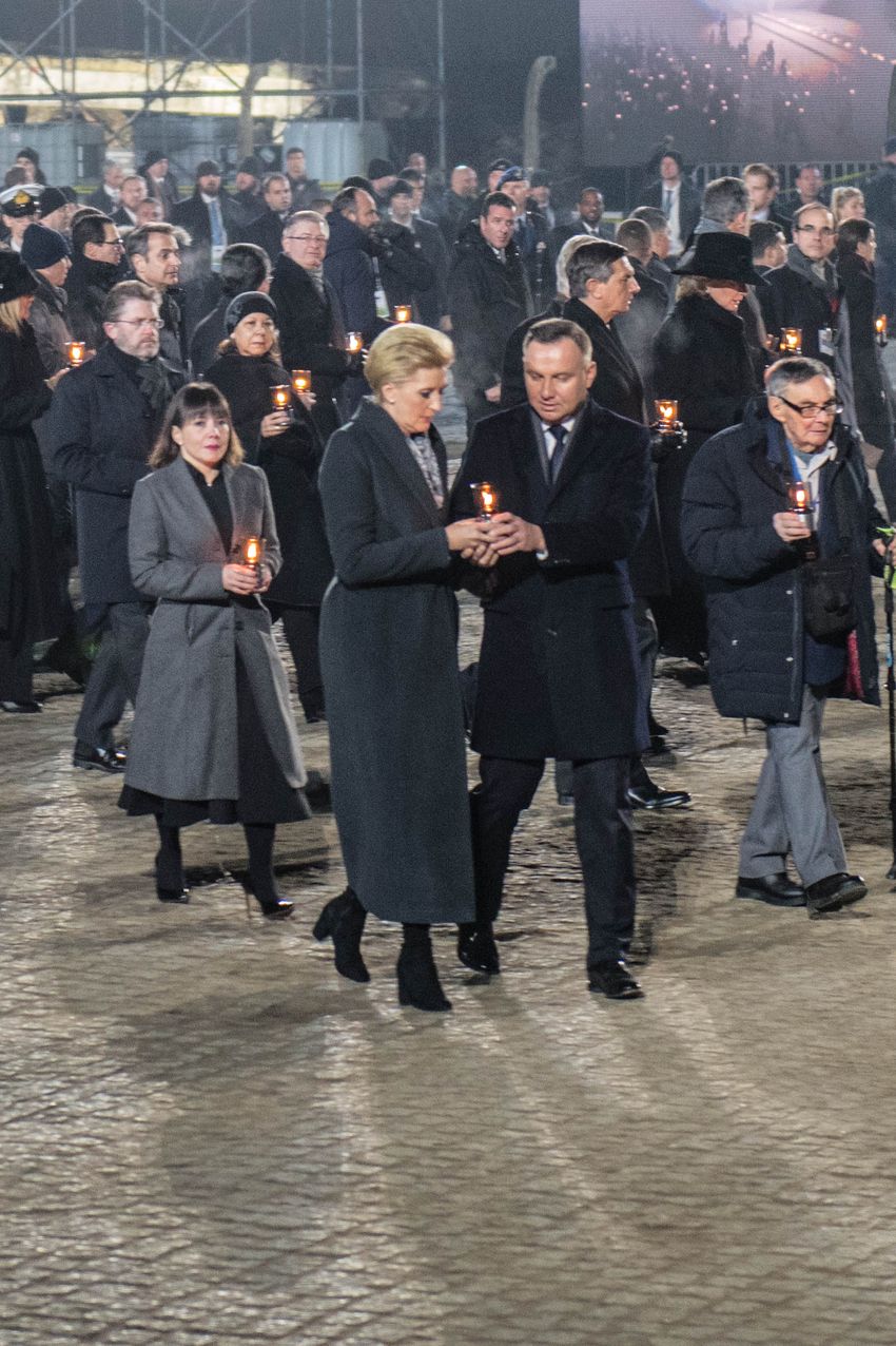 75. rocznica wyzwolenia niemieckiego nazistowskiego obozu Auschwitz-Birkenau, 27 stycznia 2020. Fot. Agnieszka Masłowska (IPN)