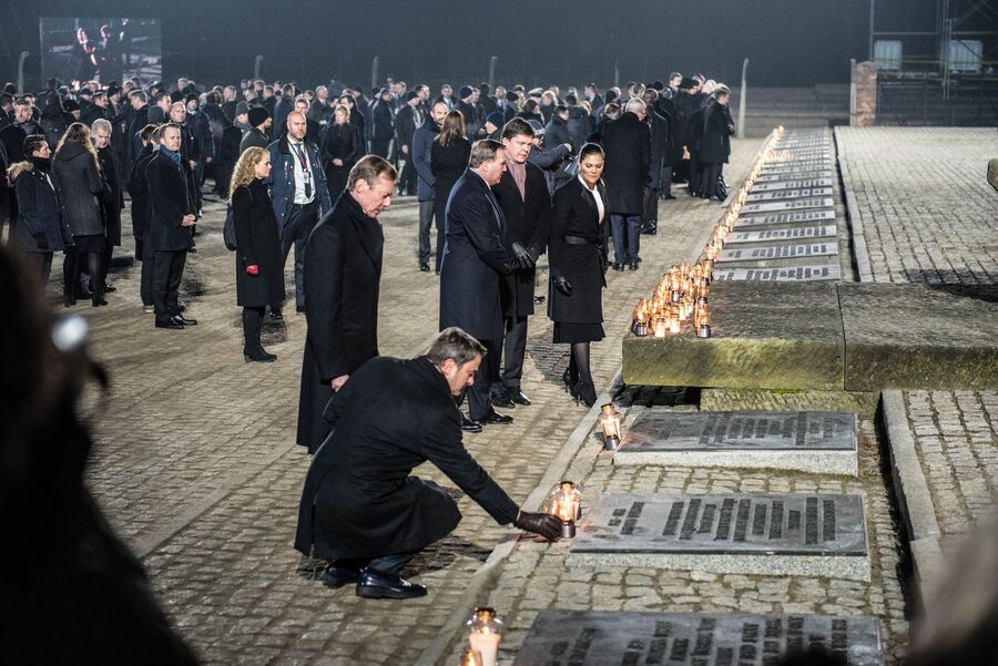 75. rocznica wyzwolenia niemieckiego nazistowskiego obozu Auschwitz-Birkenau, 27 stycznia 2020. Fot. Agnieszka Masłowska (IPN)