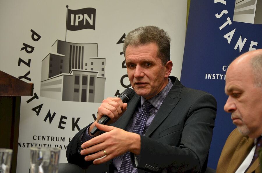 29 stycznia 2020. Esesmani z KL Auschwitz. Spotkanie klubu „Grota” w Krakowie. Fot. Janusz Ślęzak (IPN)