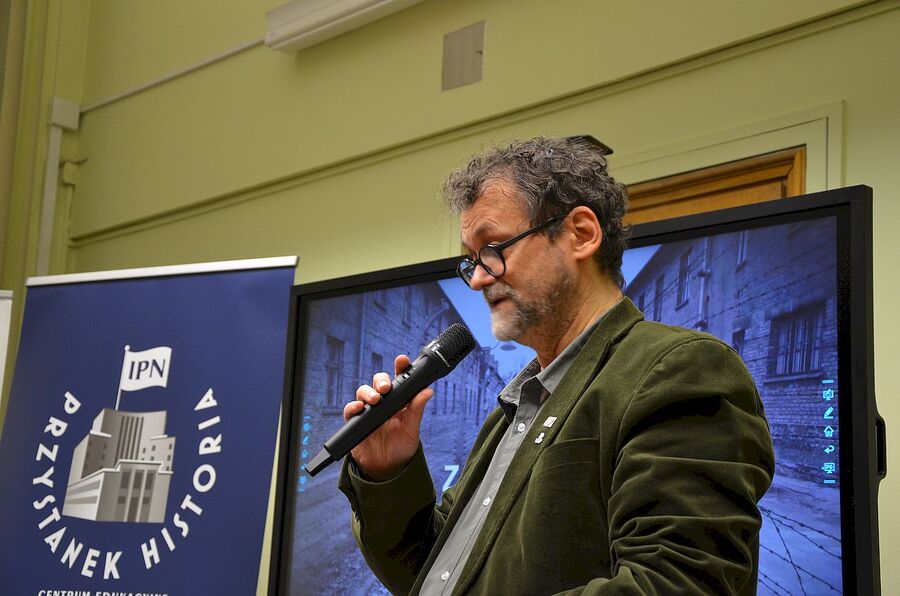 29 stycznia 2020. Esesmani z KL Auschwitz. Spotkanie klubu „Grota” w Krakowie. Fot. Janusz Ślęzak (IPN)