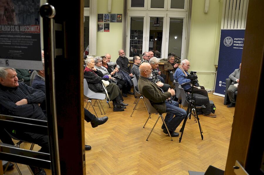 29 stycznia 2020. Esesmani z KL Auschwitz. Spotkanie klubu „Grota” w Krakowie. Fot. Janusz Ślęzak (IPN)