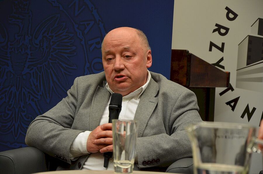 29 stycznia 2020. Esesmani z KL Auschwitz. Spotkanie klubu „Grota” w Krakowie. Fot. Janusz Ślęzak (IPN)