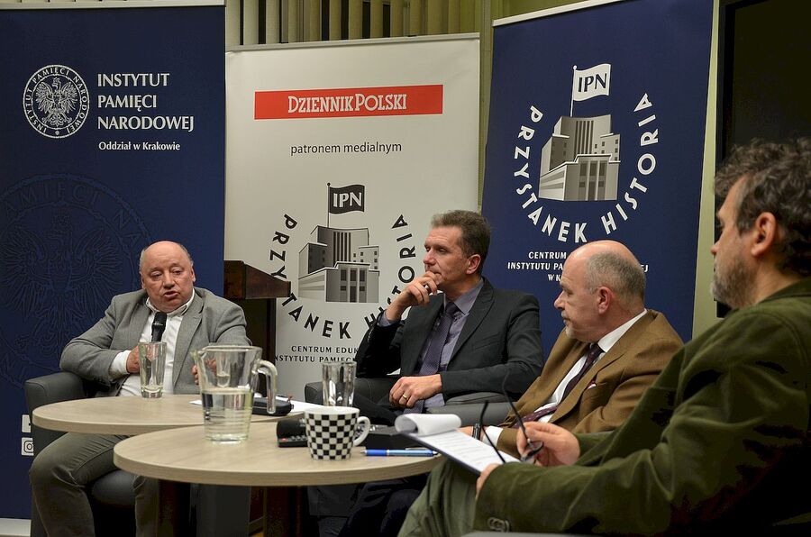 29 stycznia 2020. Esesmani z KL Auschwitz. Spotkanie klubu „Grota” w Krakowie. Fot. Janusz Ślęzak (IPN)