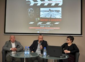 30 stycznia 2020. „Przystanek Historia” IPN w Kielcach, projekcja filmu „Raport z Auschwitz”