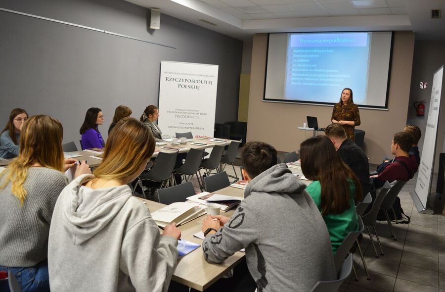 Korepetycje dla maturzystów z historii Polski XX wieku – Kielce, 28-31 stycznia 2020.  Fot. Katarzyna Pronobis (IPN)