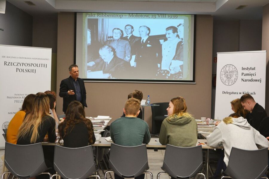 Korepetycje dla maturzystów z historii Polski XX wieku – Kielce, 28-31 stycznia 2020.  Fot. Katarzyna Pronobis (IPN)