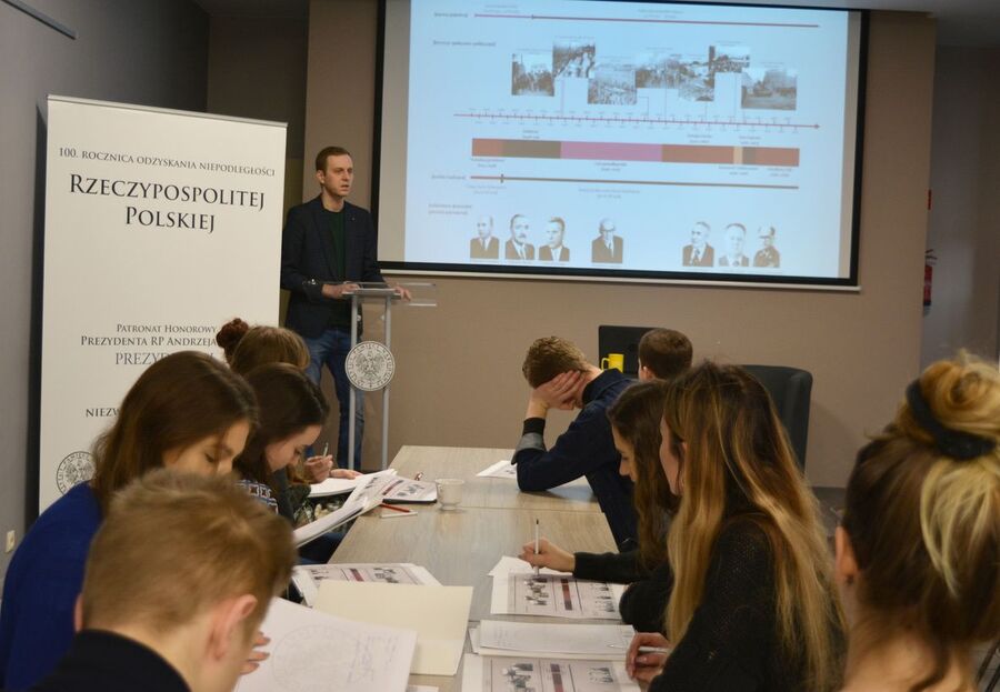 Korepetycje dla maturzystów z historii Polski XX wieku – Kielce, 28-31 stycznia 2020.  Fot. Katarzyna Pronobis (IPN)