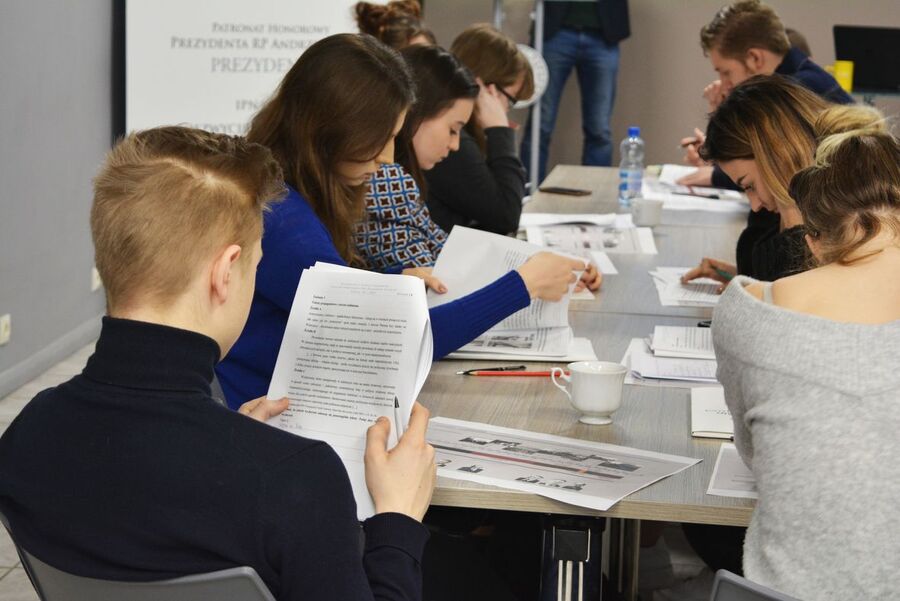 Korepetycje dla maturzystów z historii Polski XX wieku – Kielce, 28-31 stycznia 2020.  Fot. Katarzyna Pronobis (IPN)