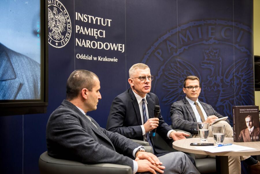 Promocja książki Sławomira Cenckiewicza o Ignacym Matuszewskim – Kraków, 5 lutego 2020. Fot. Agnieszka Masłowska IPN