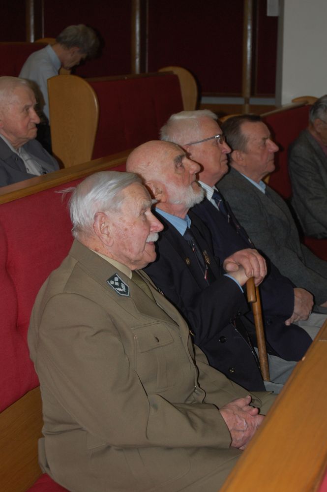 Kombatanci, członkowie ŚZŻAK (od lewej): Janusz Sermanowicz, Henryk Czech i Jerzy Zawadzki