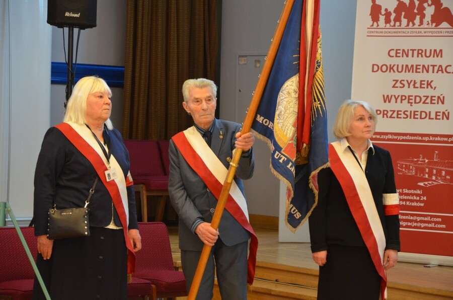 10 lutego 2020. Uroczystości Sybiraków w auli Uniwersytetu Pedagogicznego w Krakowie. Fot. Janusz Ślęzak (IPN)